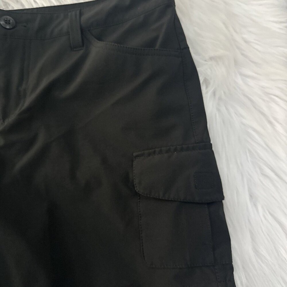 Eddie Bauer womens black surf and turf shorts 8 cargo pocket quick dry hike - Picture 2 of 10